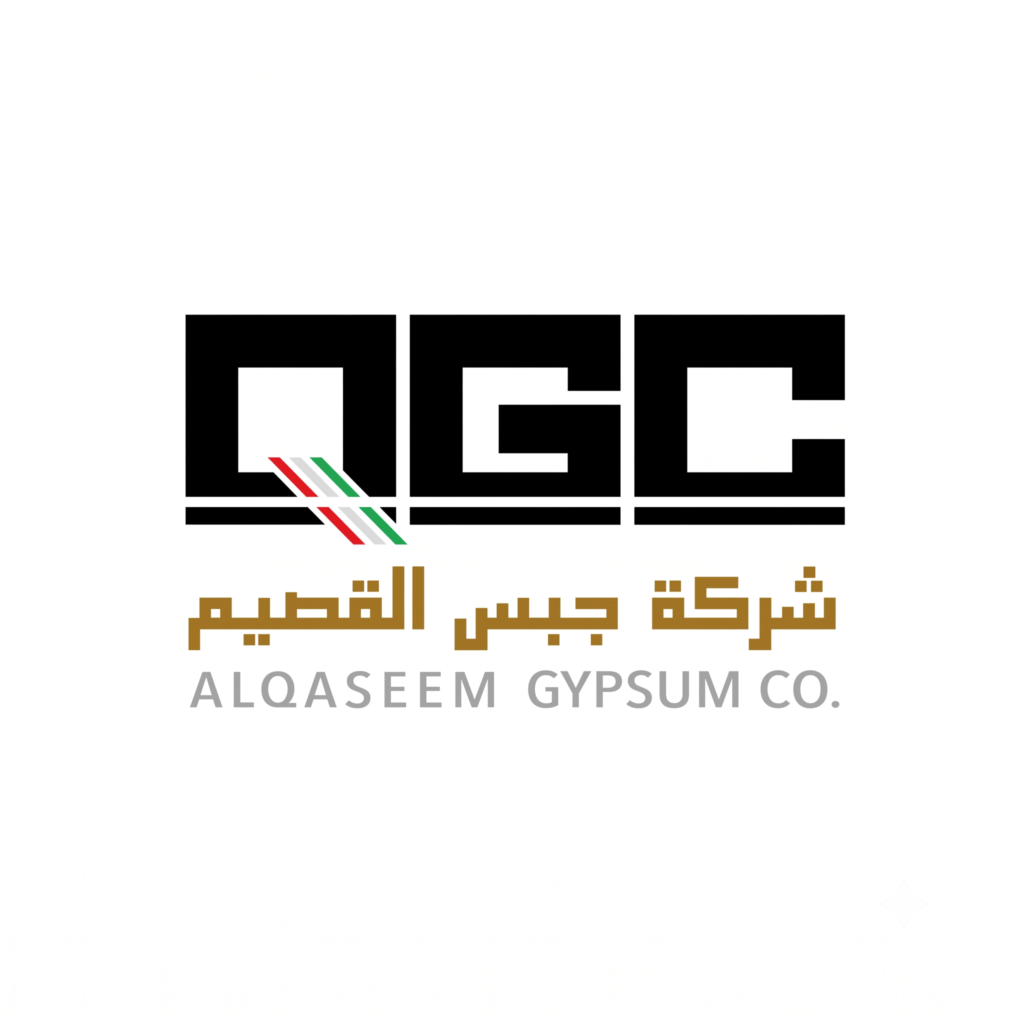 Al-Qaseem Gypsum Co. (QGC) logo – Ruaa Alebtekar client